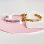 Pulsera Brazalete grabado a láser