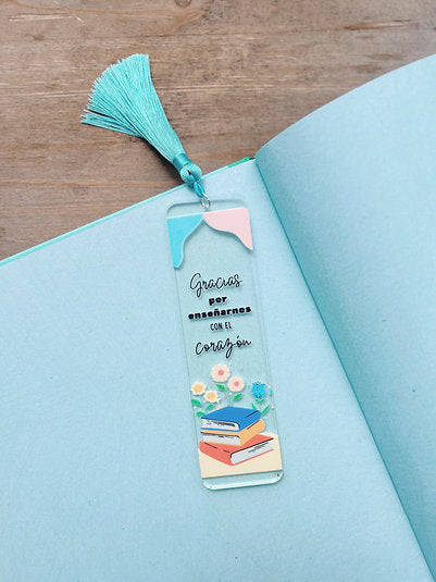 Marca páginas metacrilato