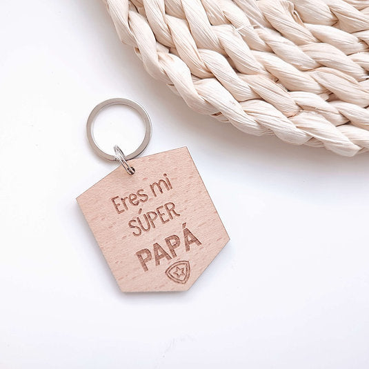 Llavero Súper Papá/Abuelo