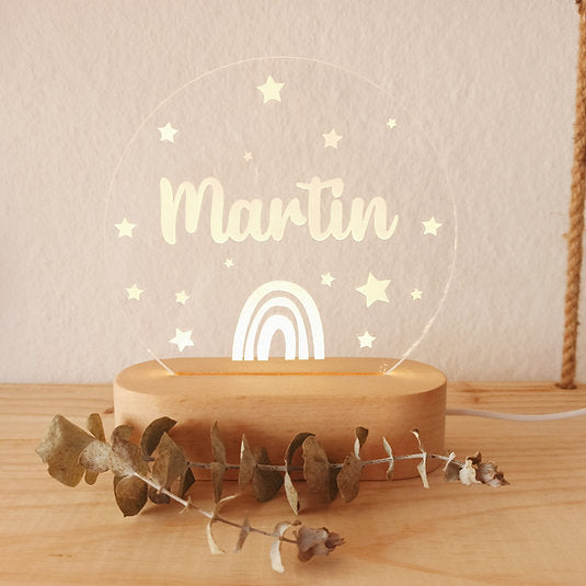 Lampara Circular con base