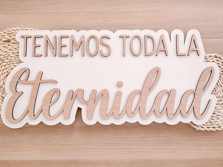 Letrero Eternidad