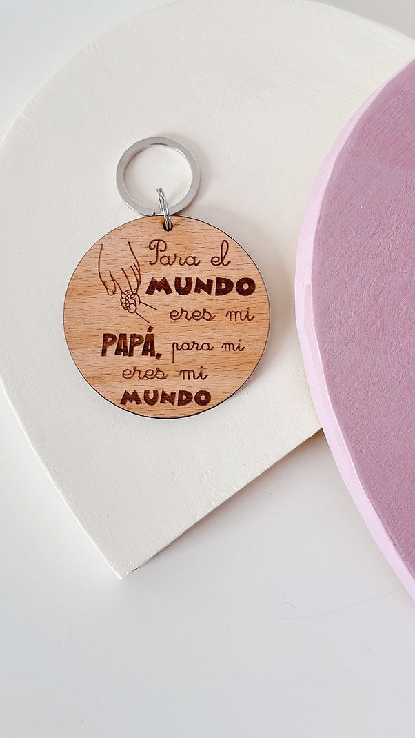 Llavero "mi mundo"