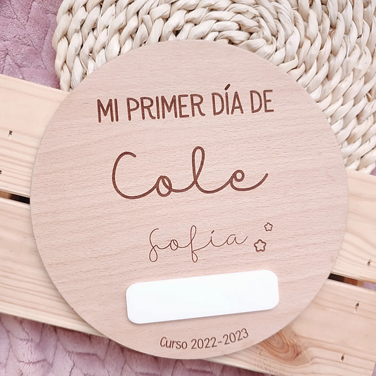 Placa Primer/Último día circular