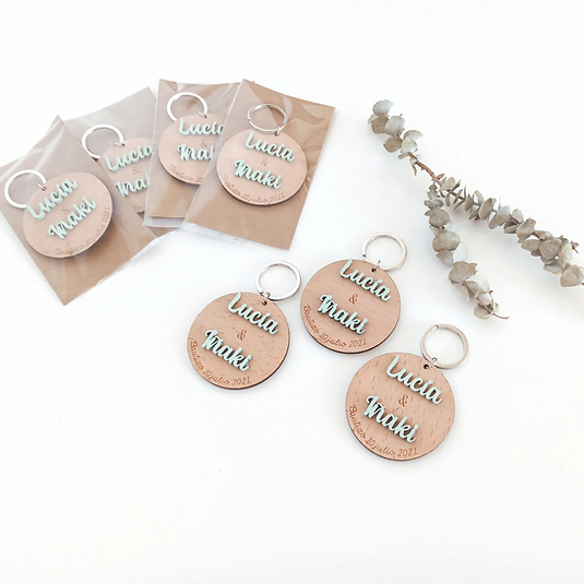 Llaveros recuerdos a color