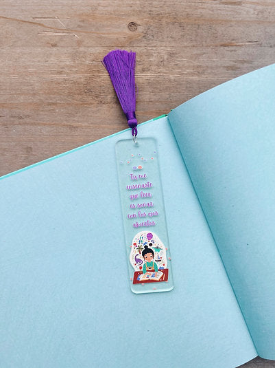 Marca páginas metacrilato