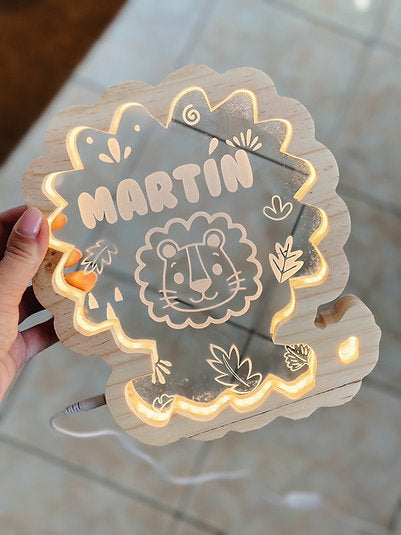 Lampara León Natural