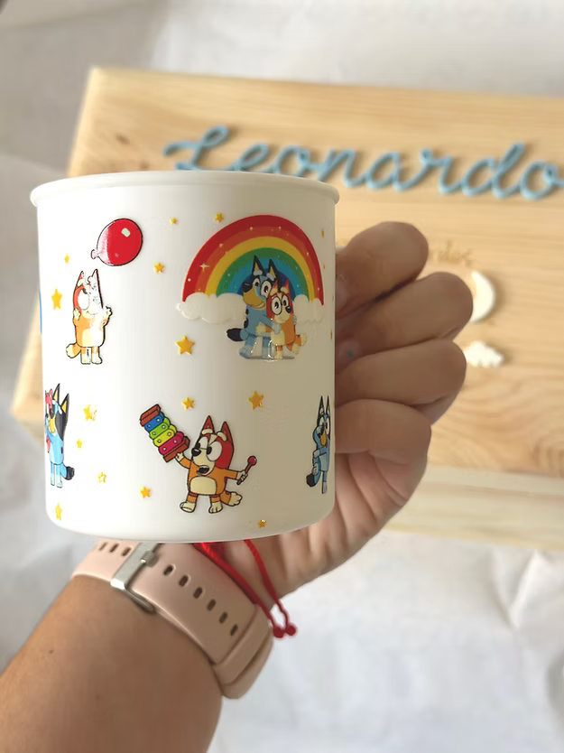 Taza plástico reciclado