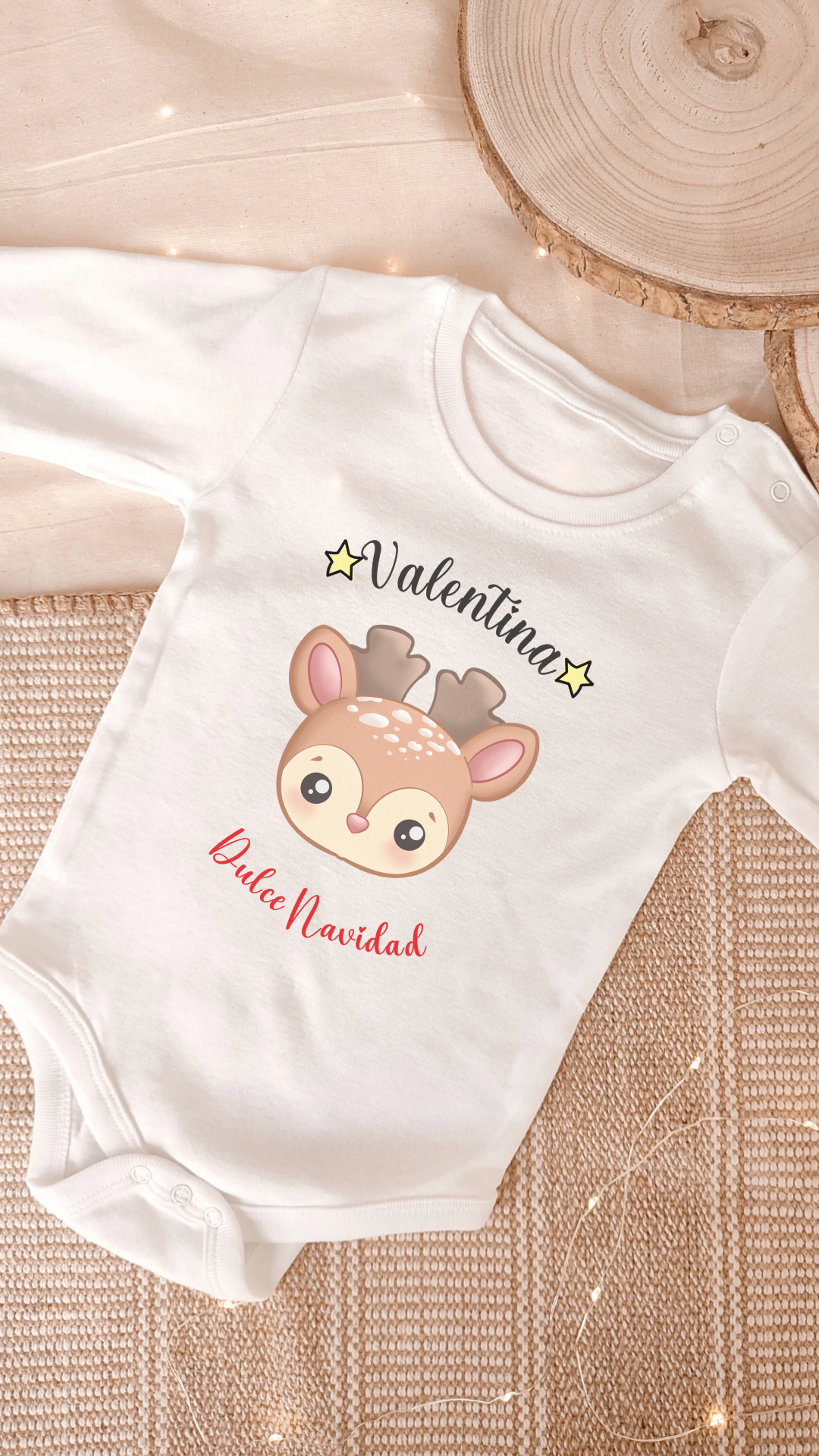 Body primera navidad Reno