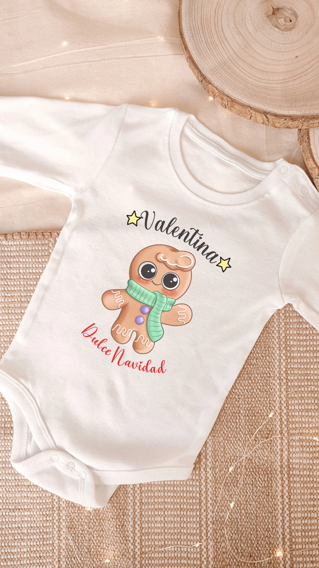 Body primera navidad Galletita