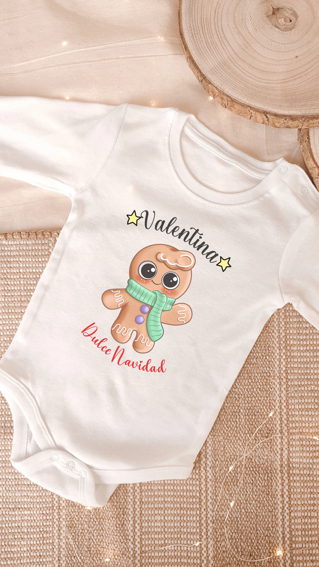 Body primera navidad Galletita