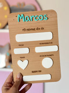 Placa primer día natural