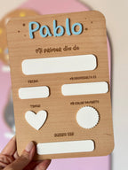 Placa primer día natural