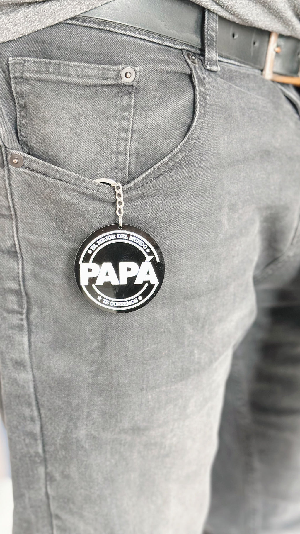 Llavero metacrilato Papa / Abuelo