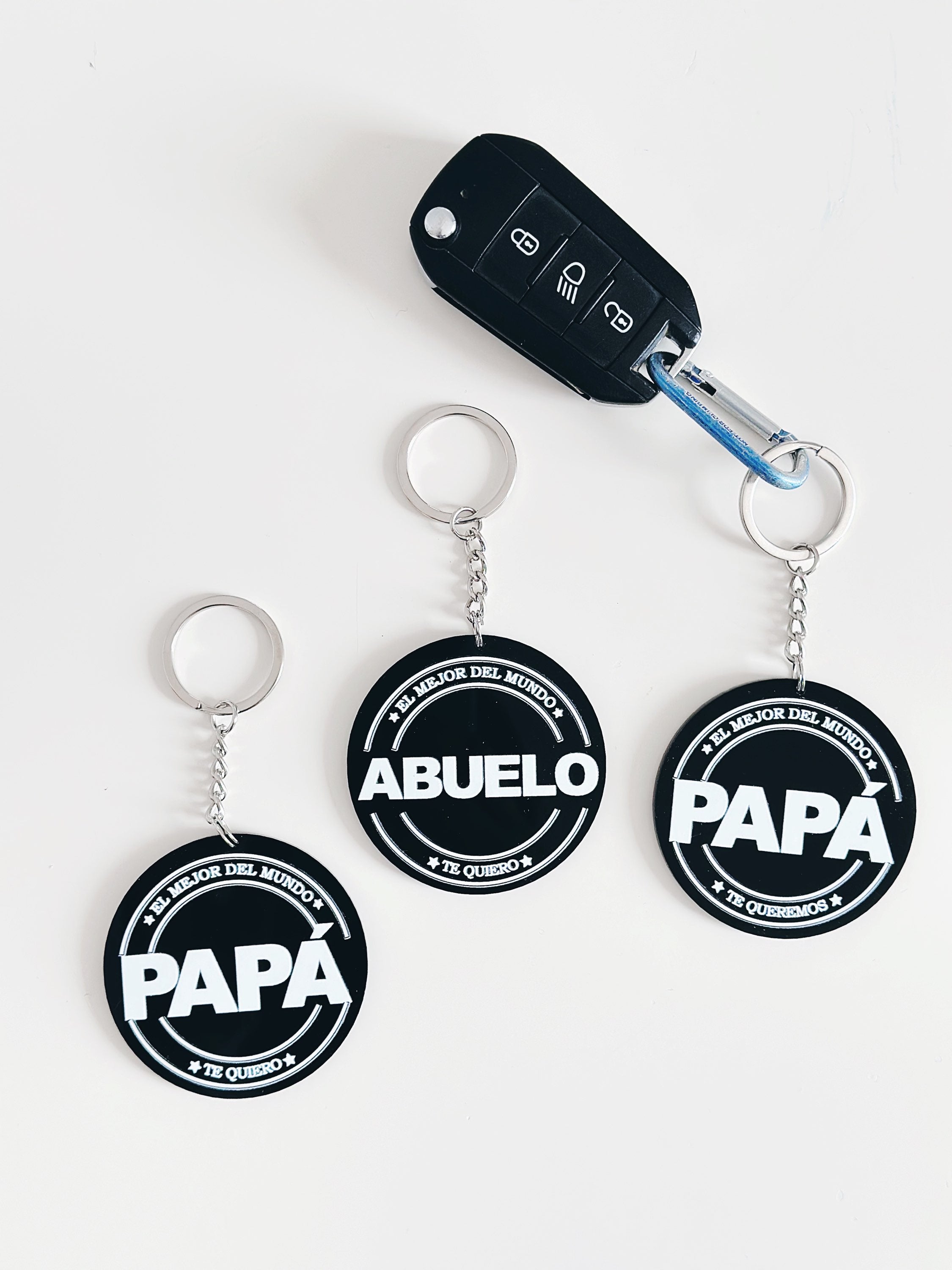 Llavero metacrilato Papa / Abuelo