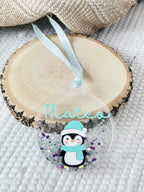 Bola confeti pingüino