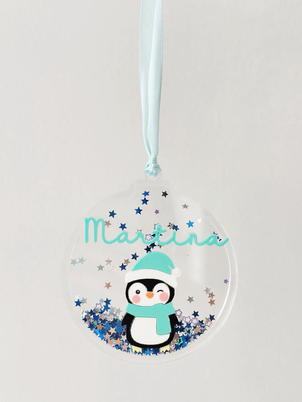 Bola confeti pingüino