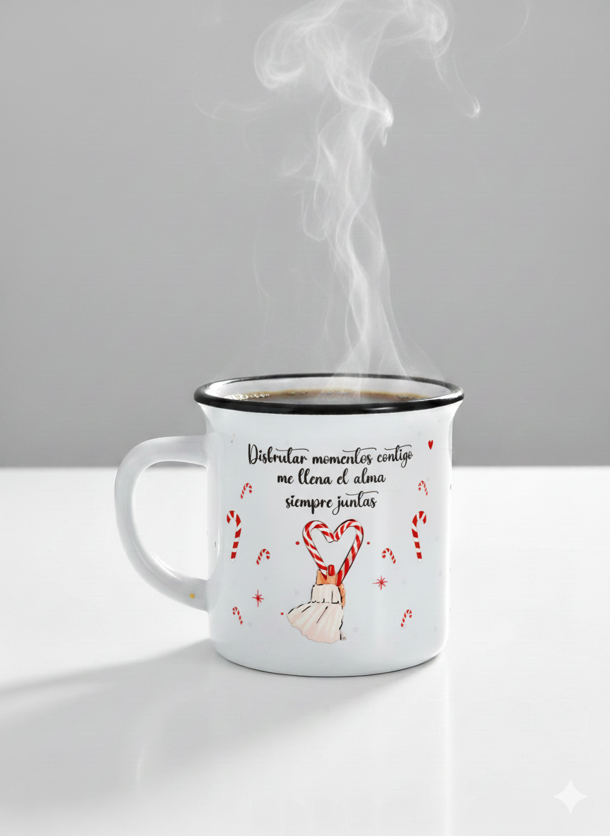 Taza Bastones Navidad