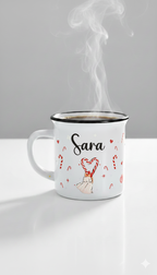 Taza Bastones Navidad