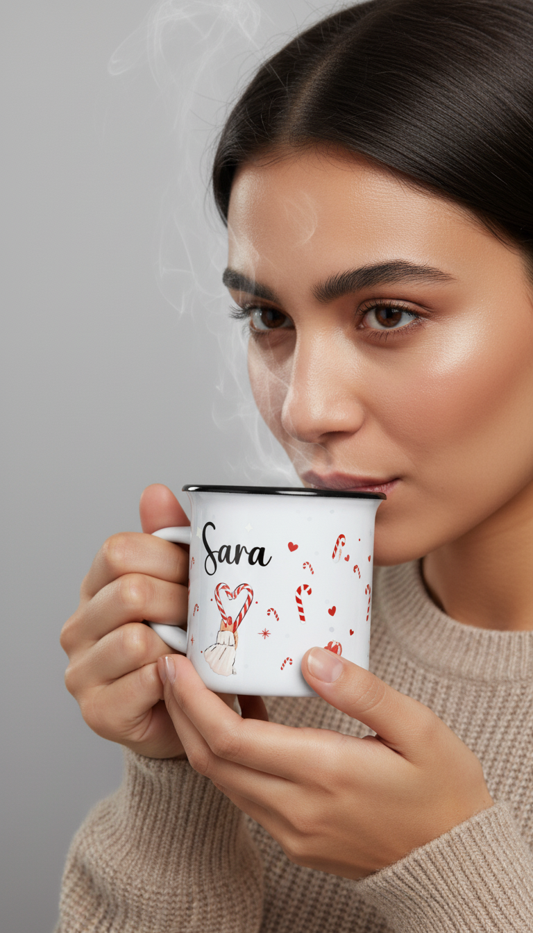 Taza Bastones Navidad