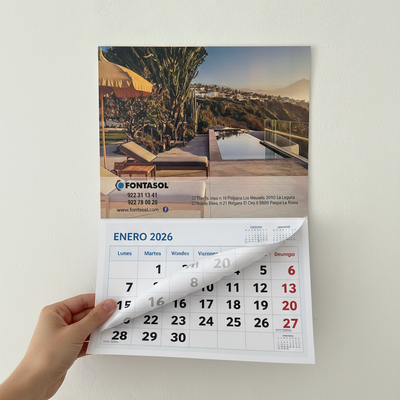 Calendario Pared