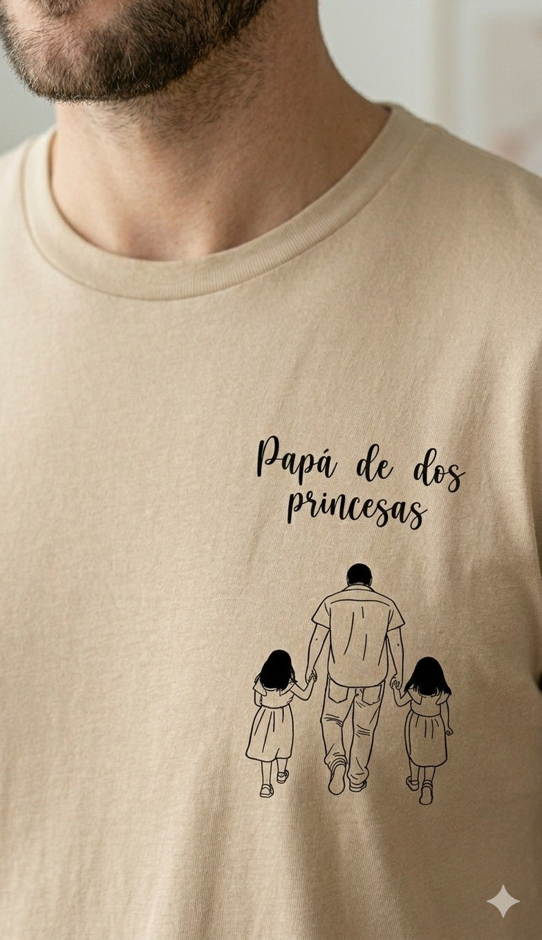 Camiseta personalizada Papá fotos