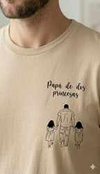 Camiseta personalizada Papá fotos