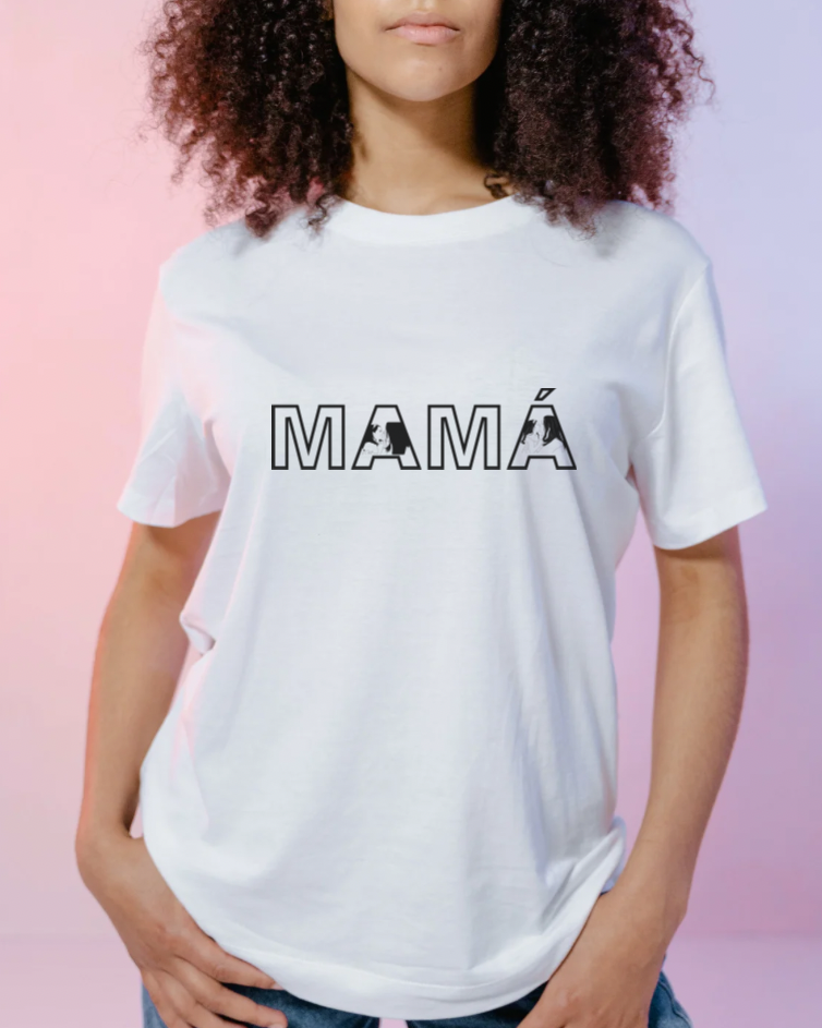 Camiseta personalizada Mamá fotos