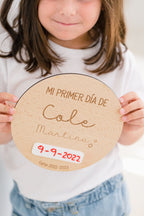 Placa Primer/Último día circular