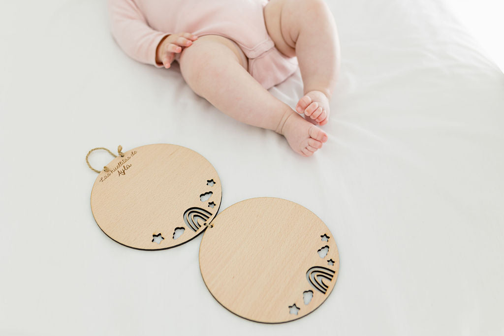 Plaquita Huellas bebé