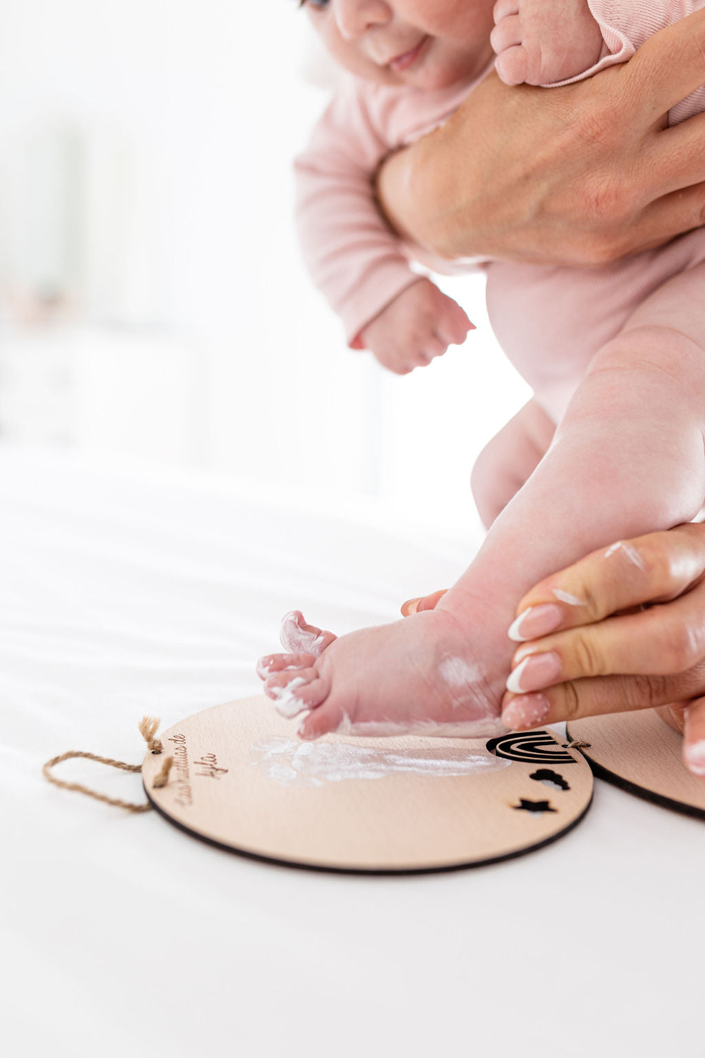 Plaquita Huellas bebé