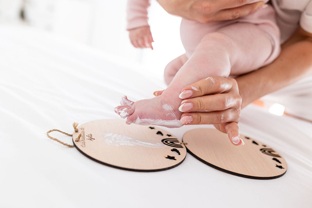 Plaquita Huellas bebé