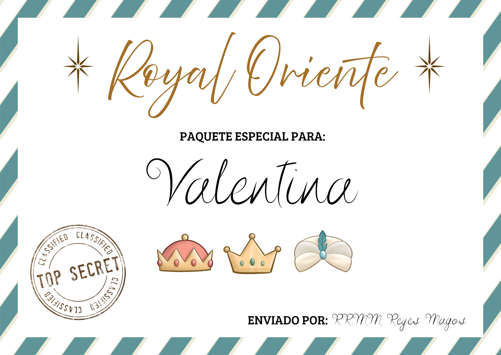 Etiquetas Papa Noel y Reyes Magos