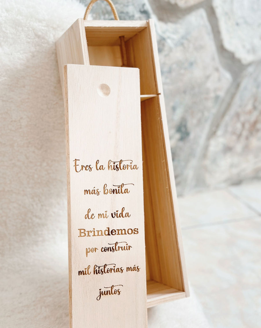 Caja para botella de vino