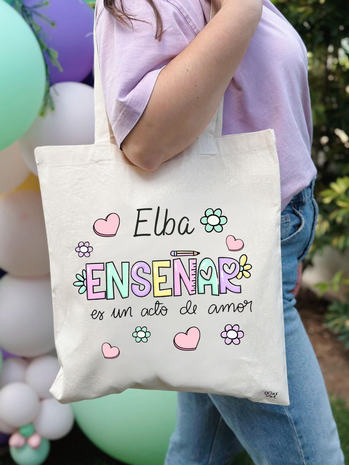 Tote bag Enseñar