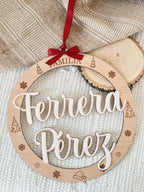 Corona circular Navidad