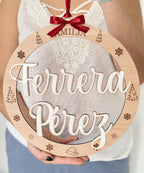 Corona circular Navidad